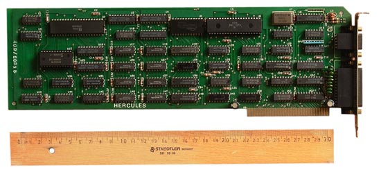 Hercules Graphics Controller длиной 33,5 см